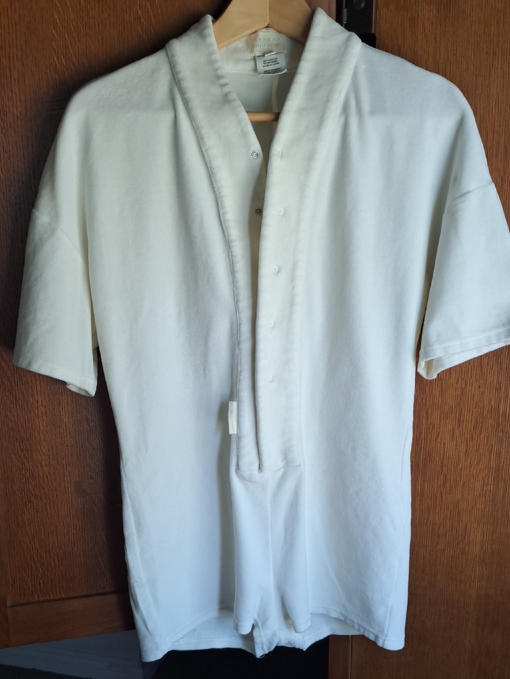 MMMI Cream Towelling Kimono Romper XS - Cozy Lounge My Mum Made It
